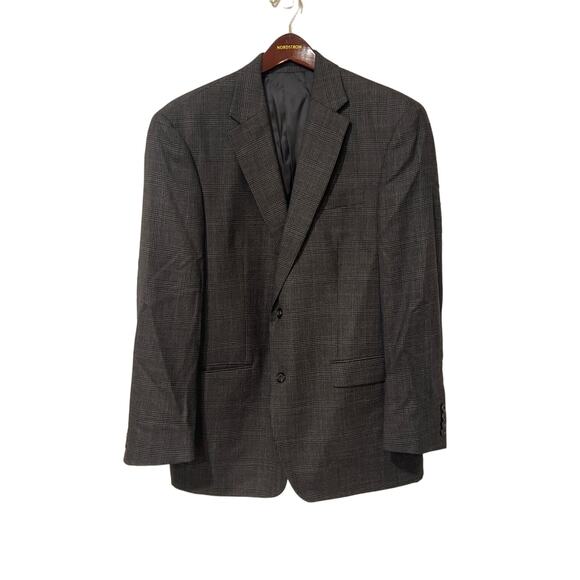 Lauren by Ralph Lauren Gray w/ Red Lines Sport‎ Coat 42L 1024